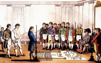 Freimaurer initiation