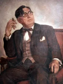 Ion Minulescu smoking